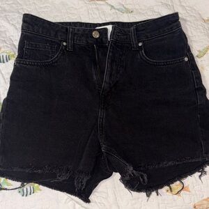 H&M Black Jean Shorts for Women